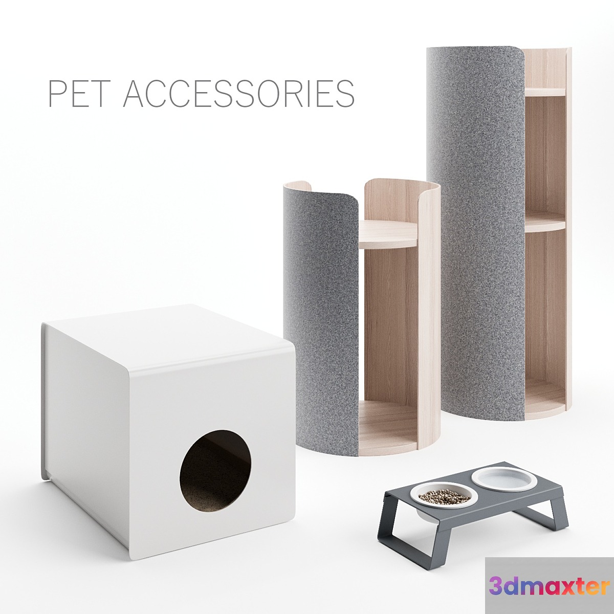 Pet Accessories 3D Max