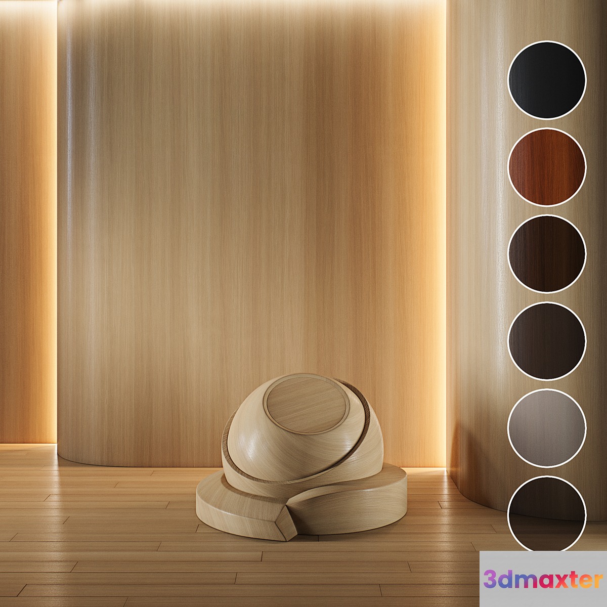 Wood Oak set (seamless) | laminate | parquet | 29 3D Max