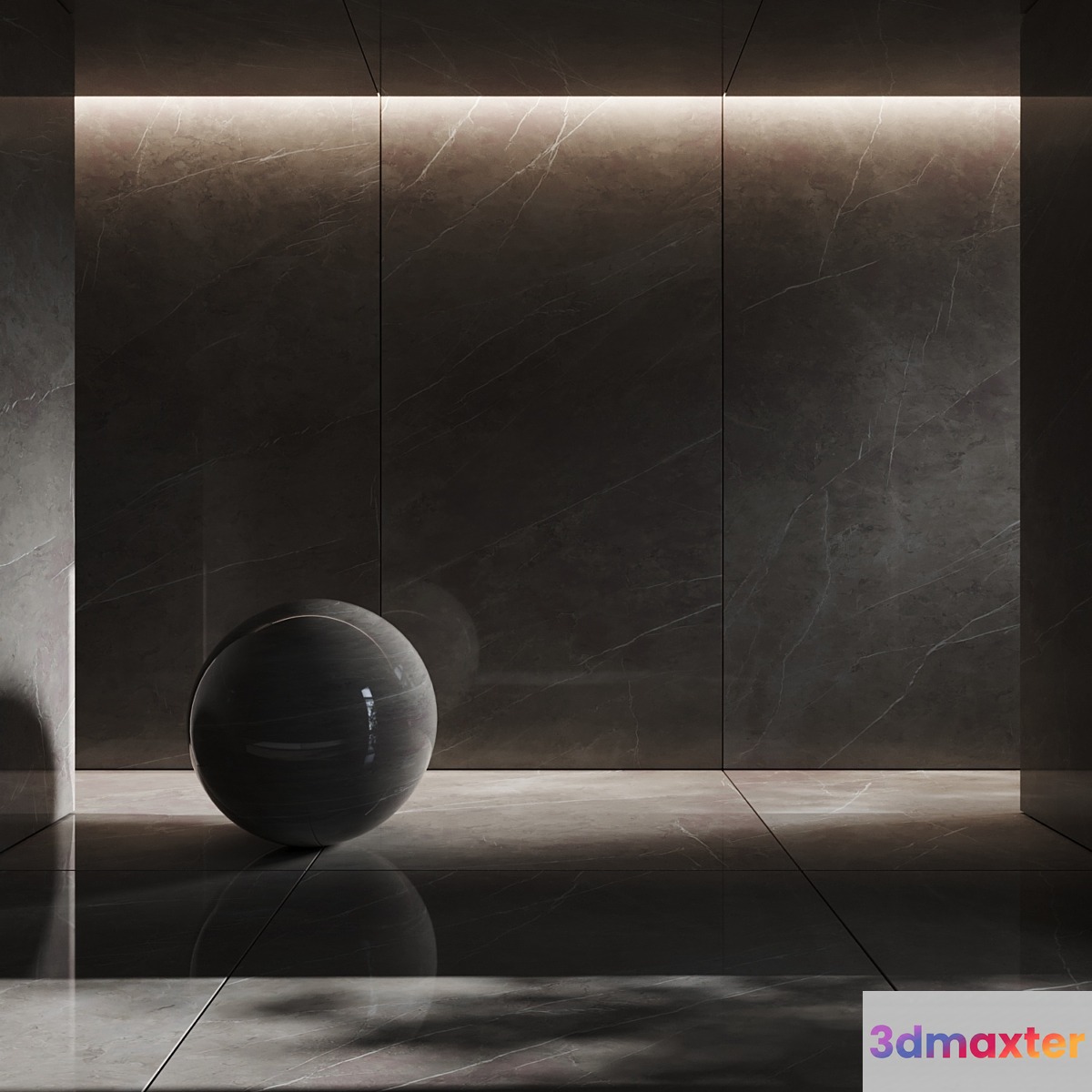 Porcelain tiles Laminam it i naturali pietre pietra gray 3D Max