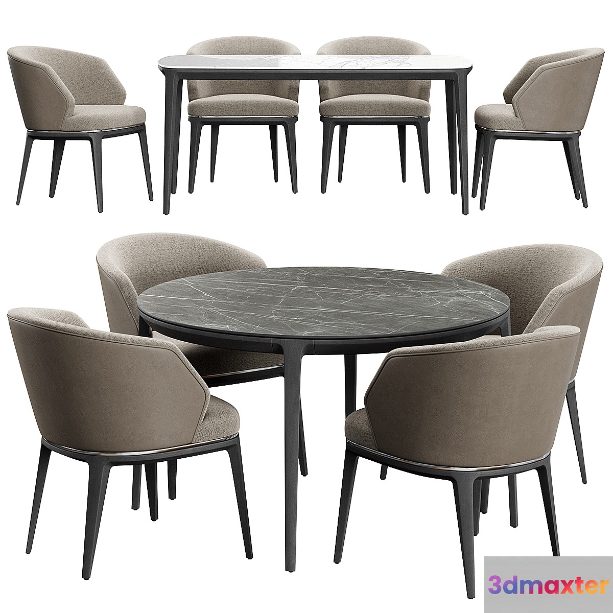 Chair Gest Konyshev PLAYGROUND MODERN Table 3D Max