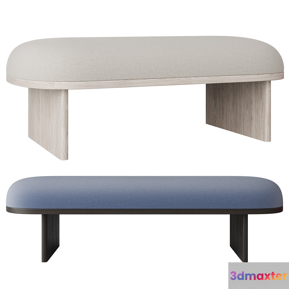 Anza pouffe 3D Max
