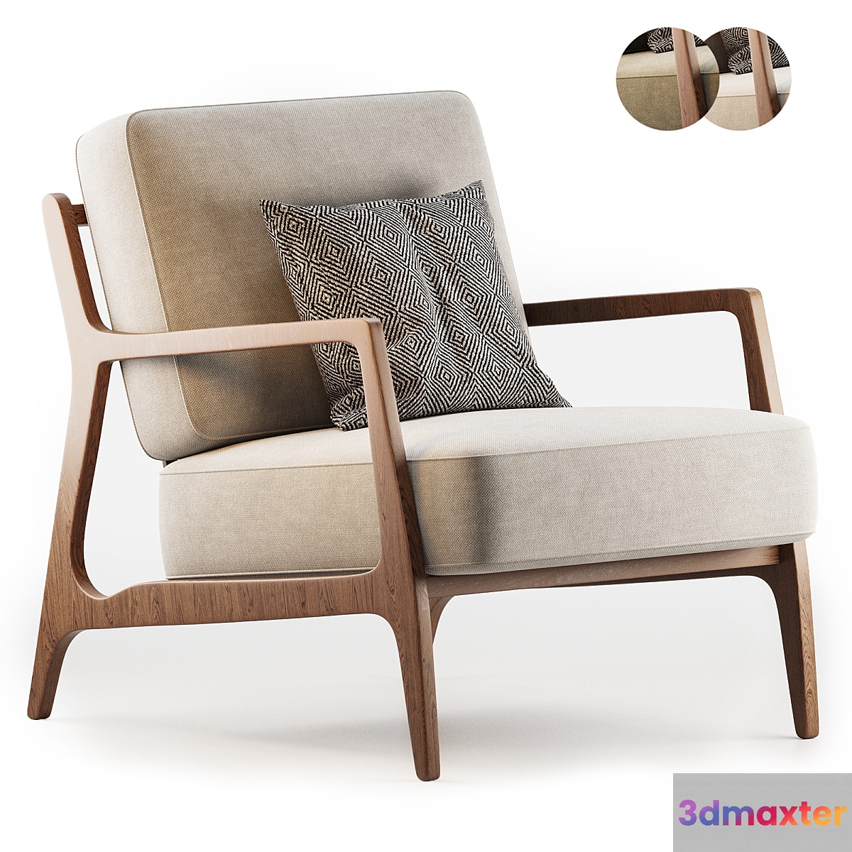 Verity Lounge Chair 3D Max