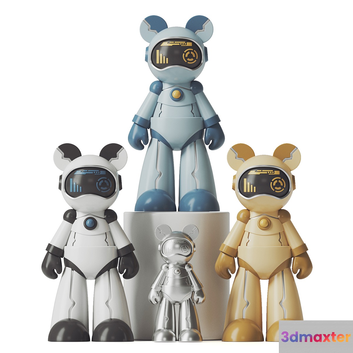 interstellar bear 3D Max