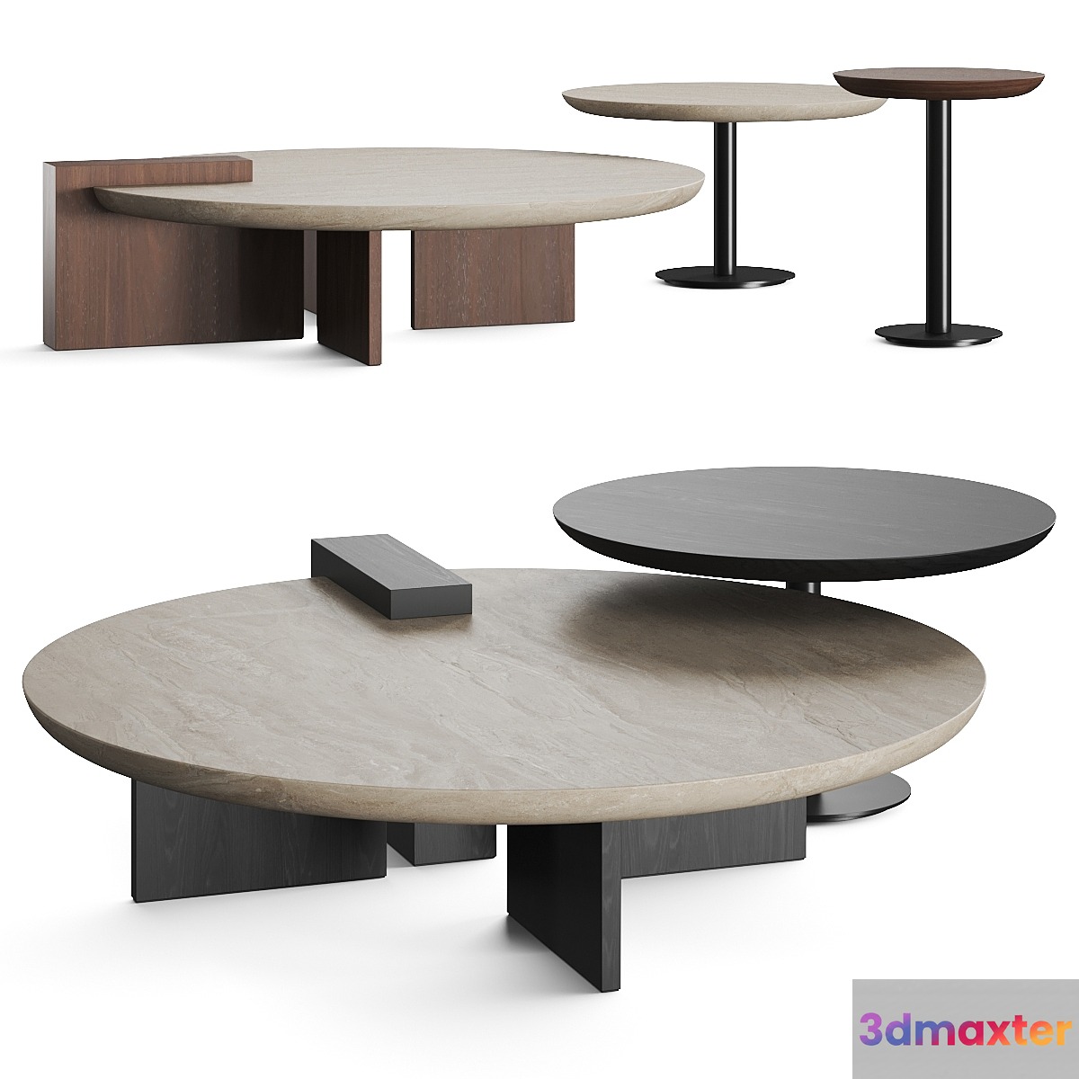Emmemobili Antinomy Coffee Tables 3D Max