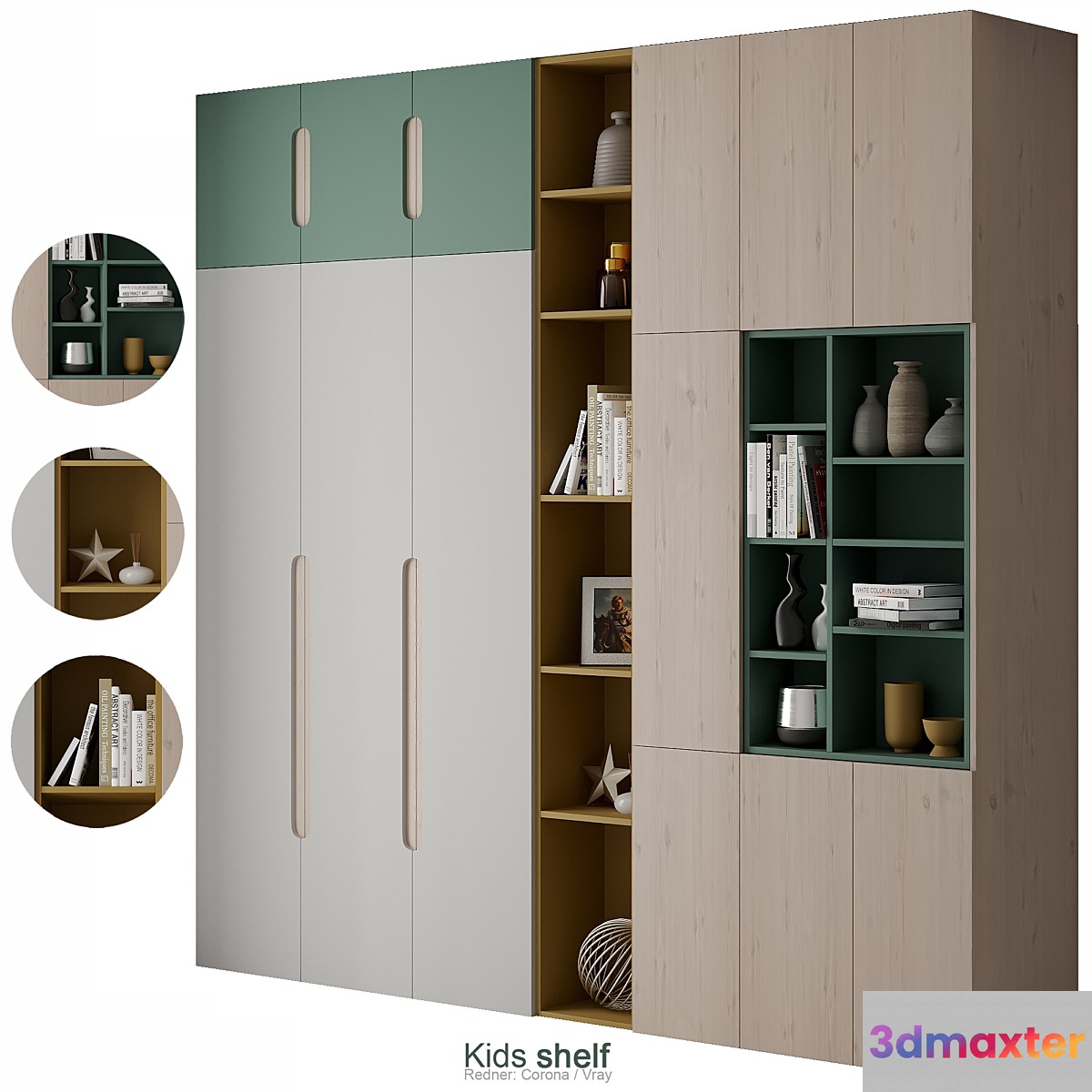 Kirds shelf 3D Max