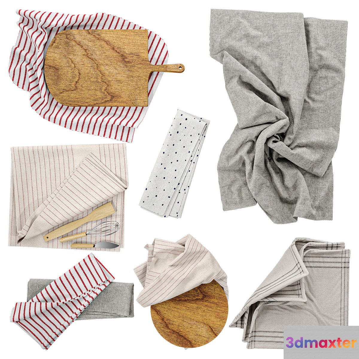 Towel Set-06 3D Max