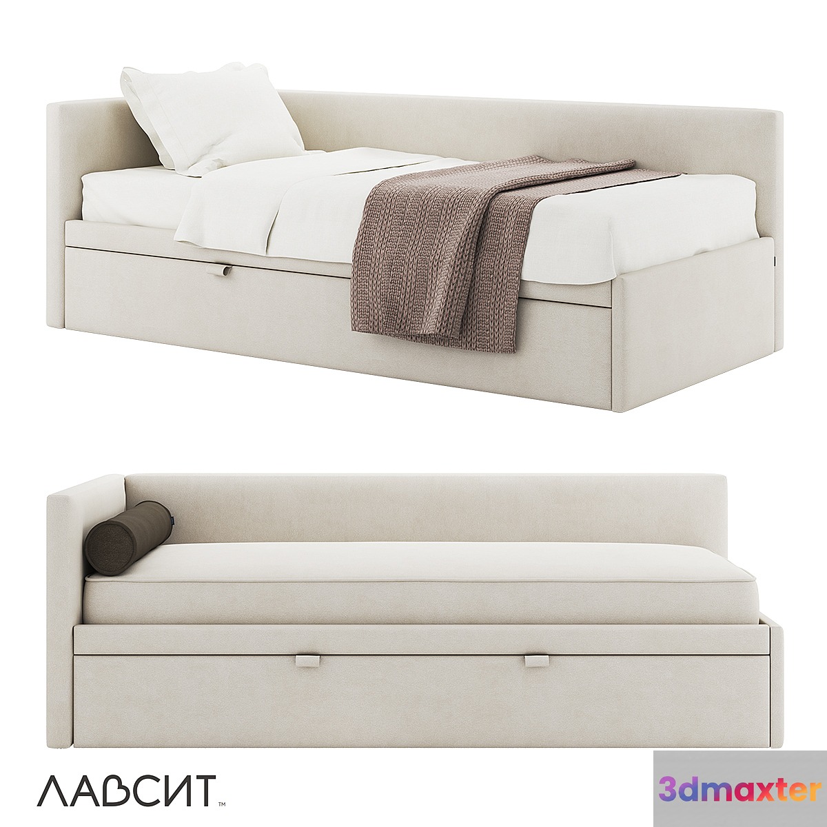 OM bed Leo (1 armrest)