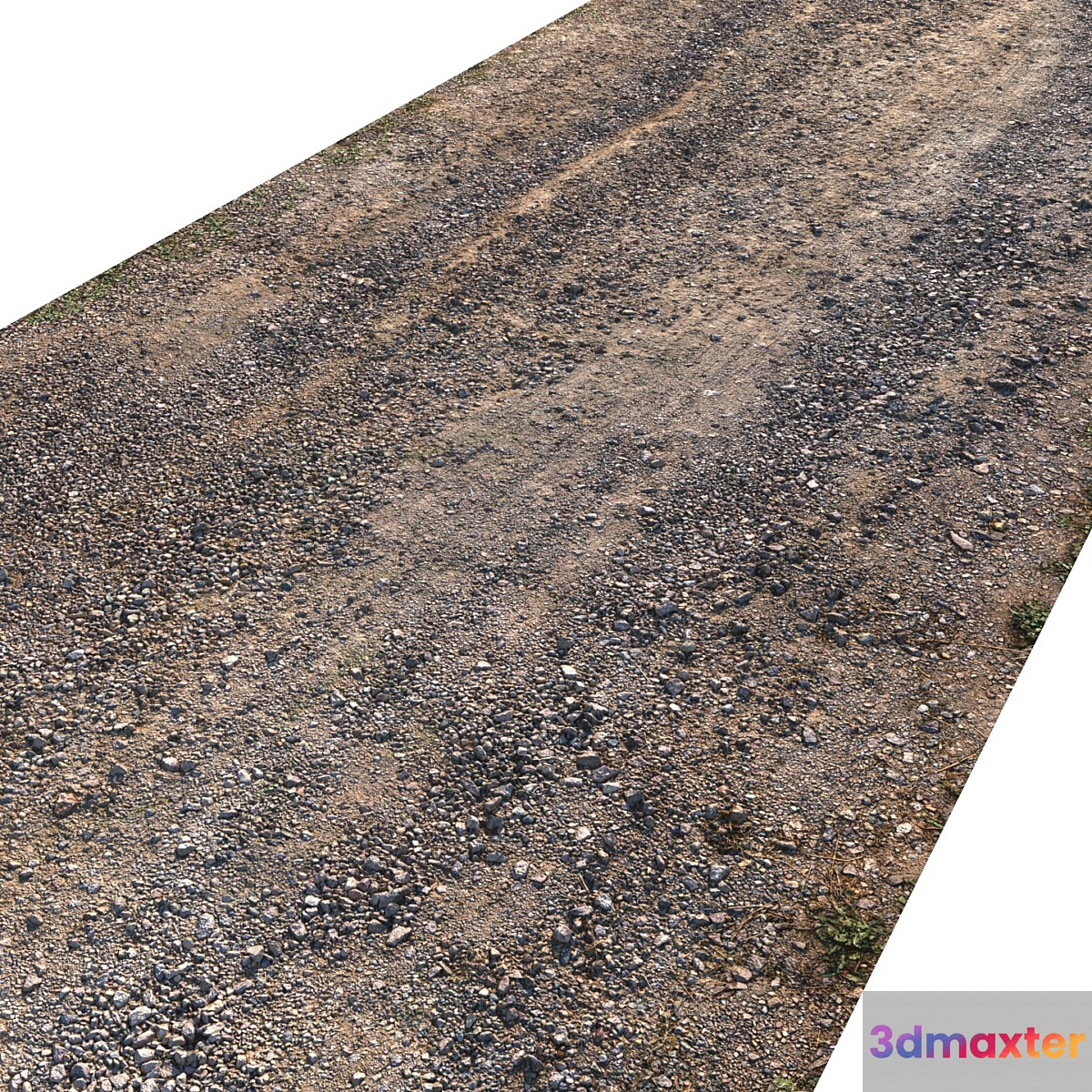 Gravel road (18 meters) - No.2 3D Max