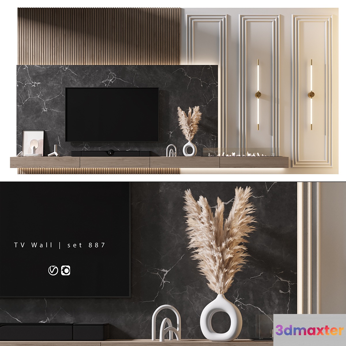 TV Wall | set 887