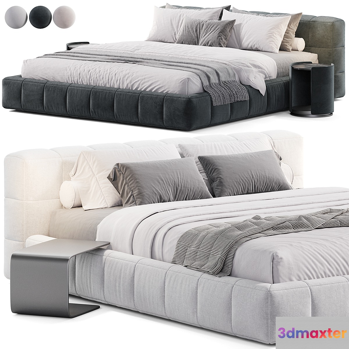 Terence bed by Valentini 3D Max