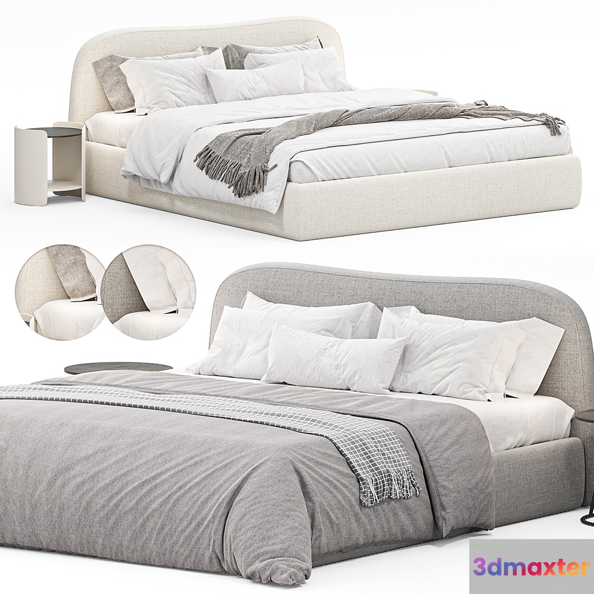 Aurore bed by Bodema 3D Max