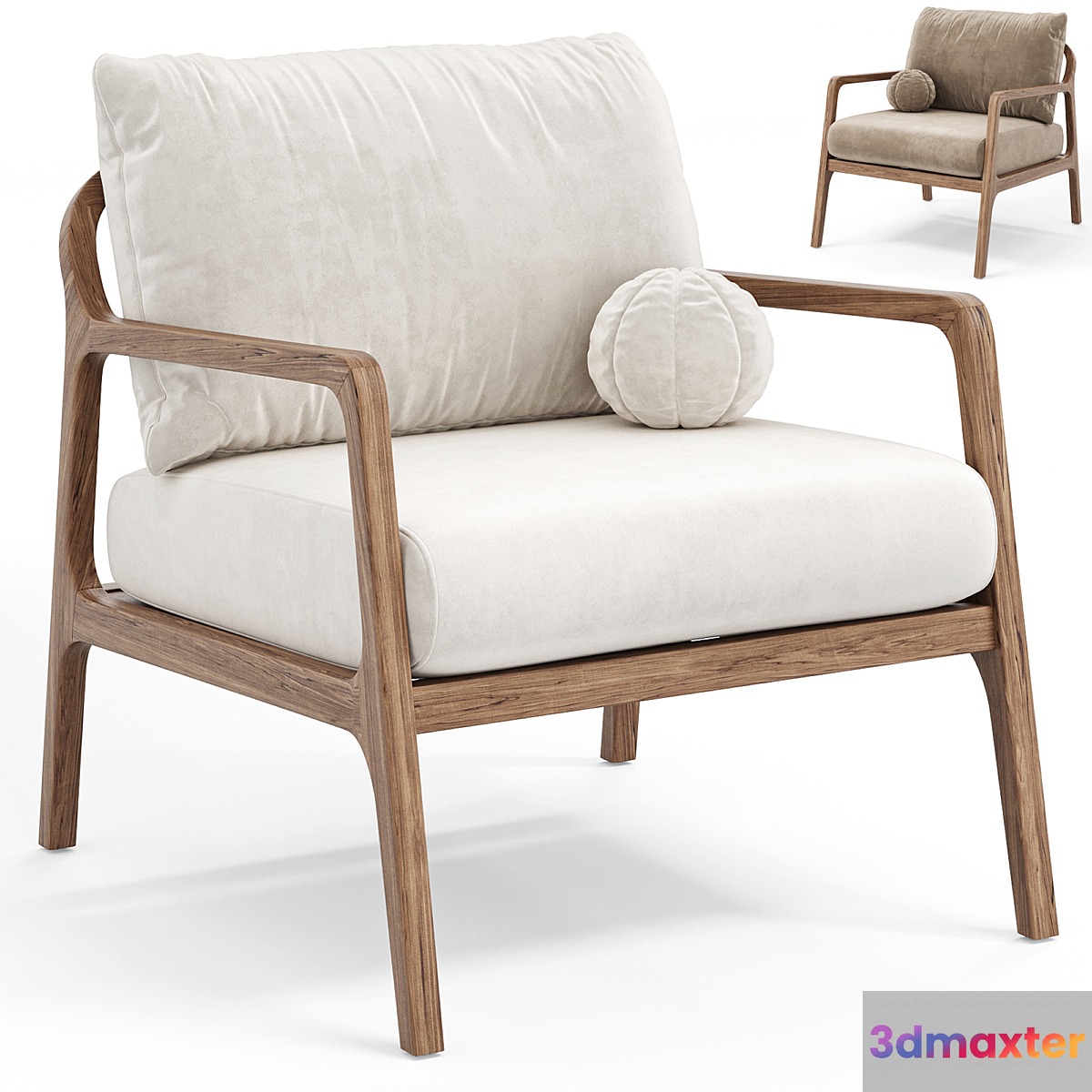 Palm Armchair 3D Max