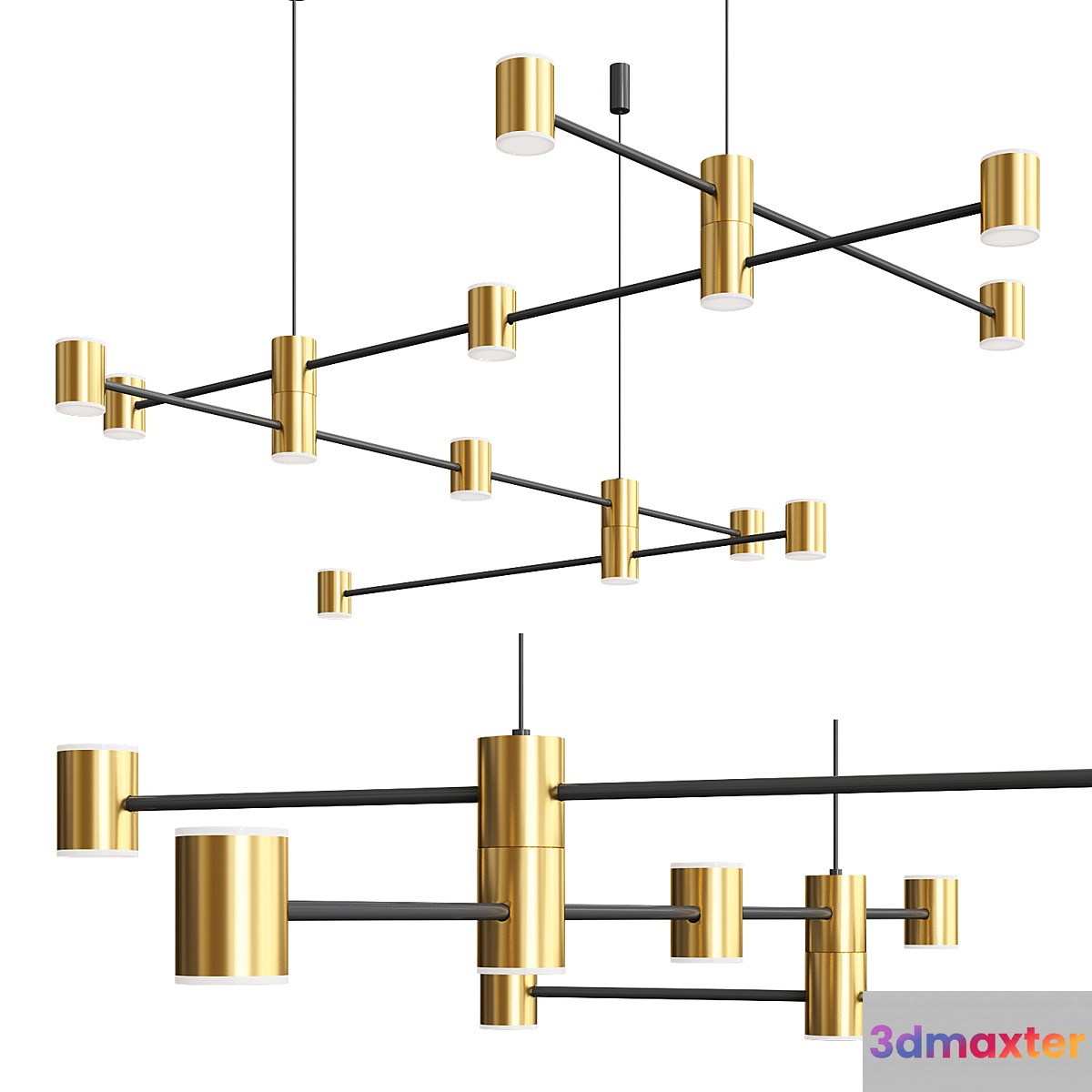 Luce Anichita Chandelier 3D Max
