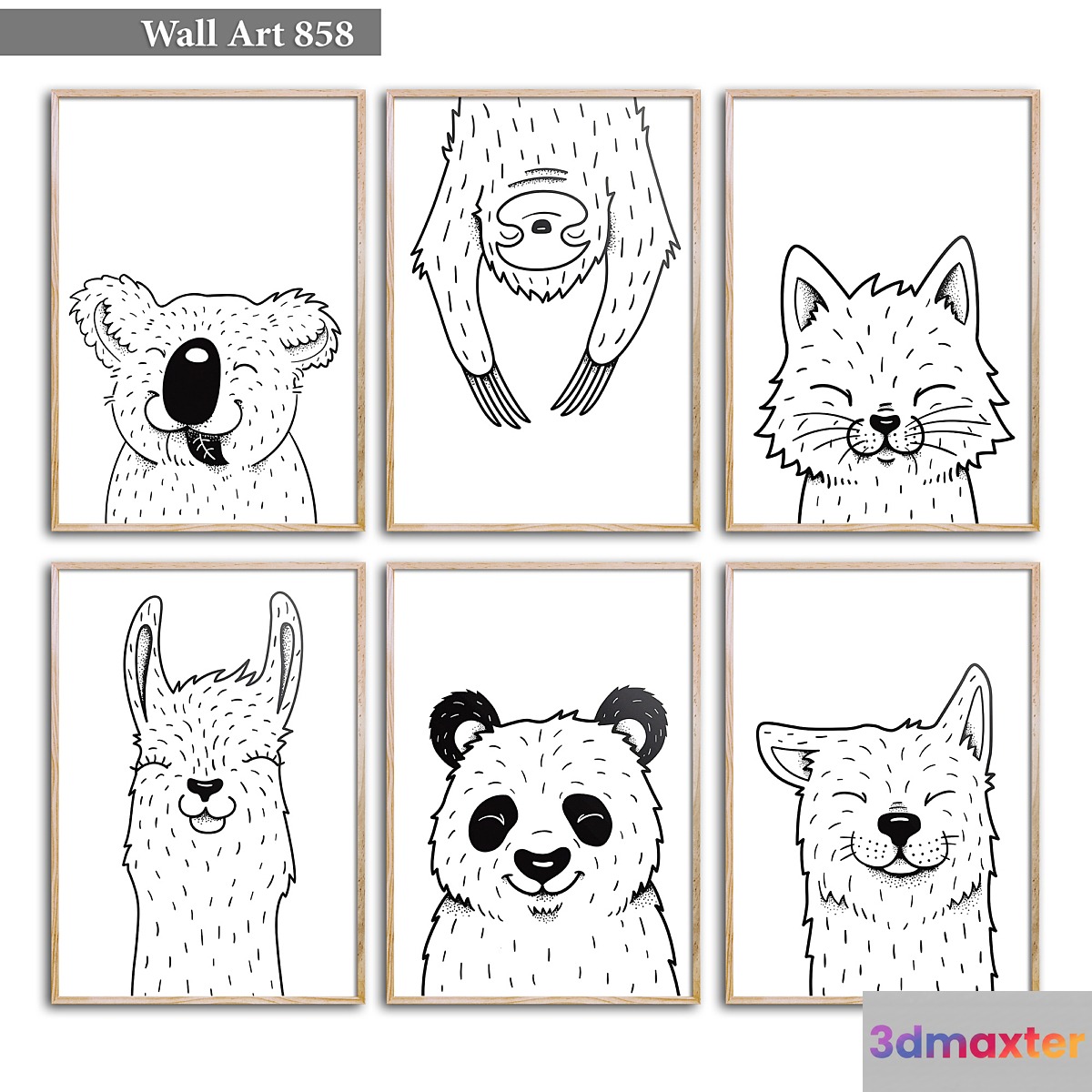 Paintings 858 Children's 3D Max