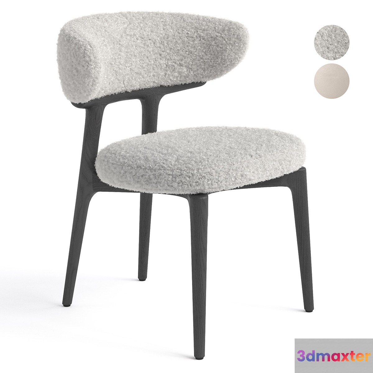 Baxter Clotilde chair 3D Max