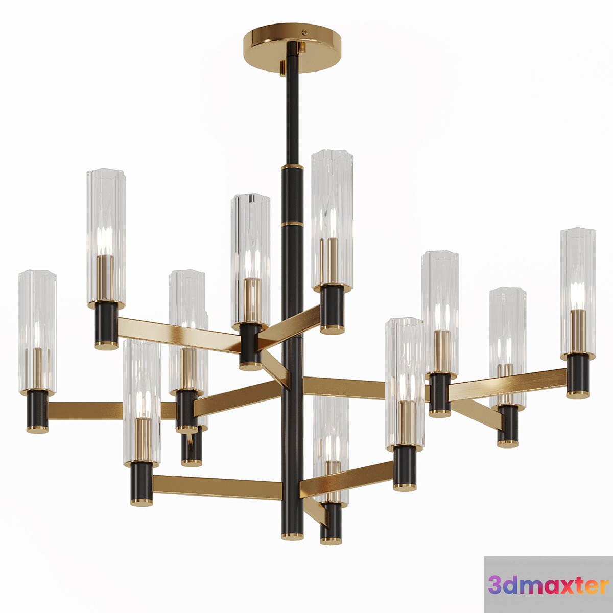 Ambra Chandelier by Freya-Light 3D Max
