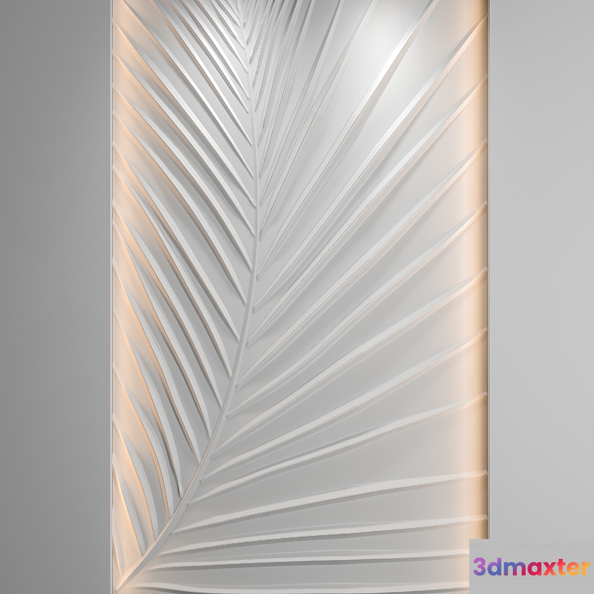 Bas-relief Palm leaf 3D Max