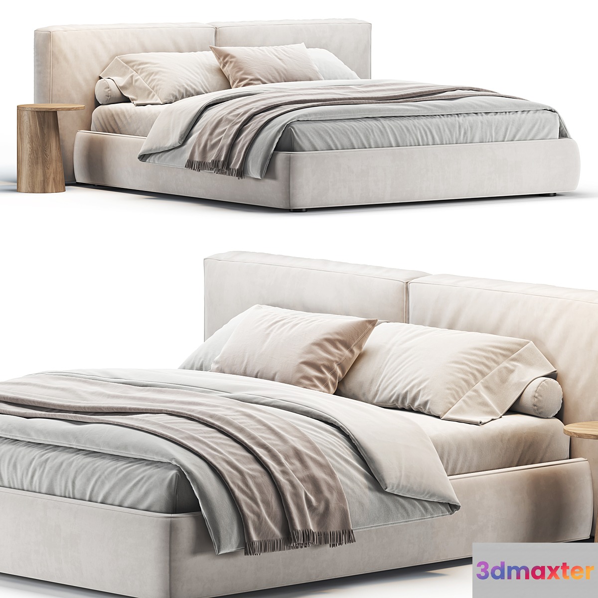Fluff Bed 3D Max