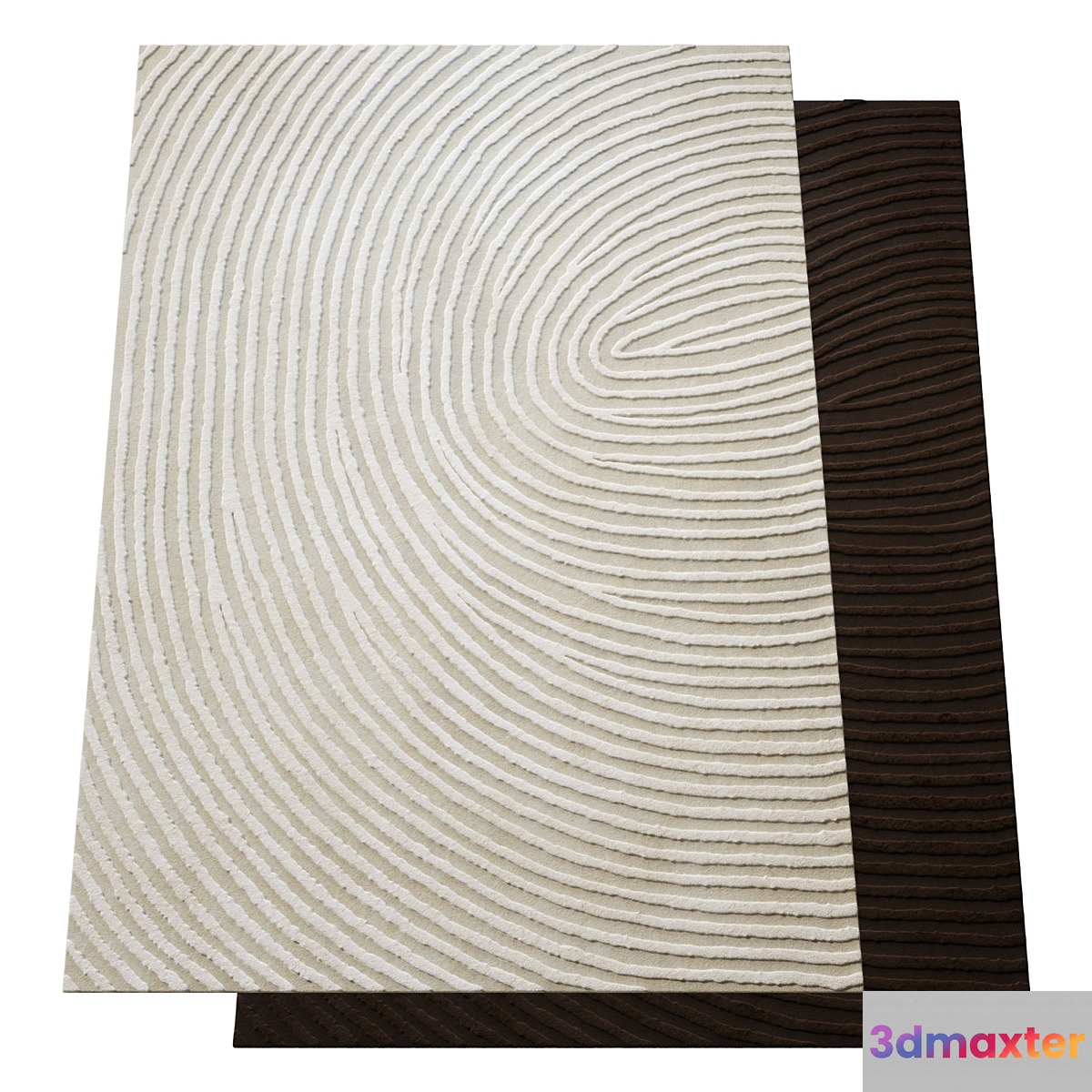 Modern carpet Murano Swirl 2 3D Max