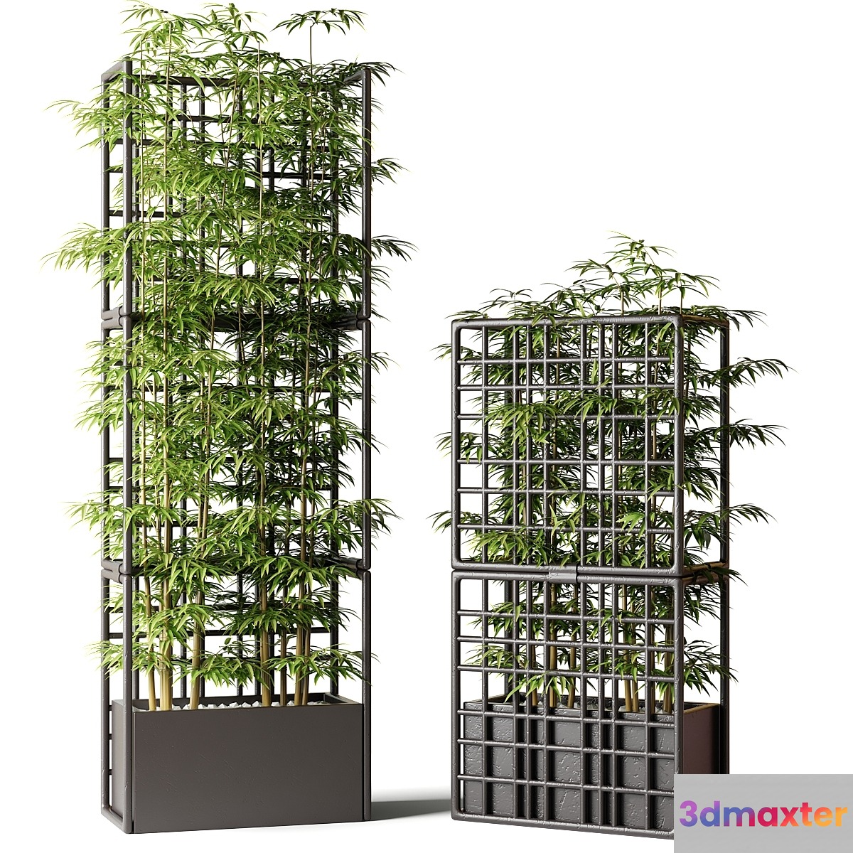 Mesh divider partition with bamboo 3D Max