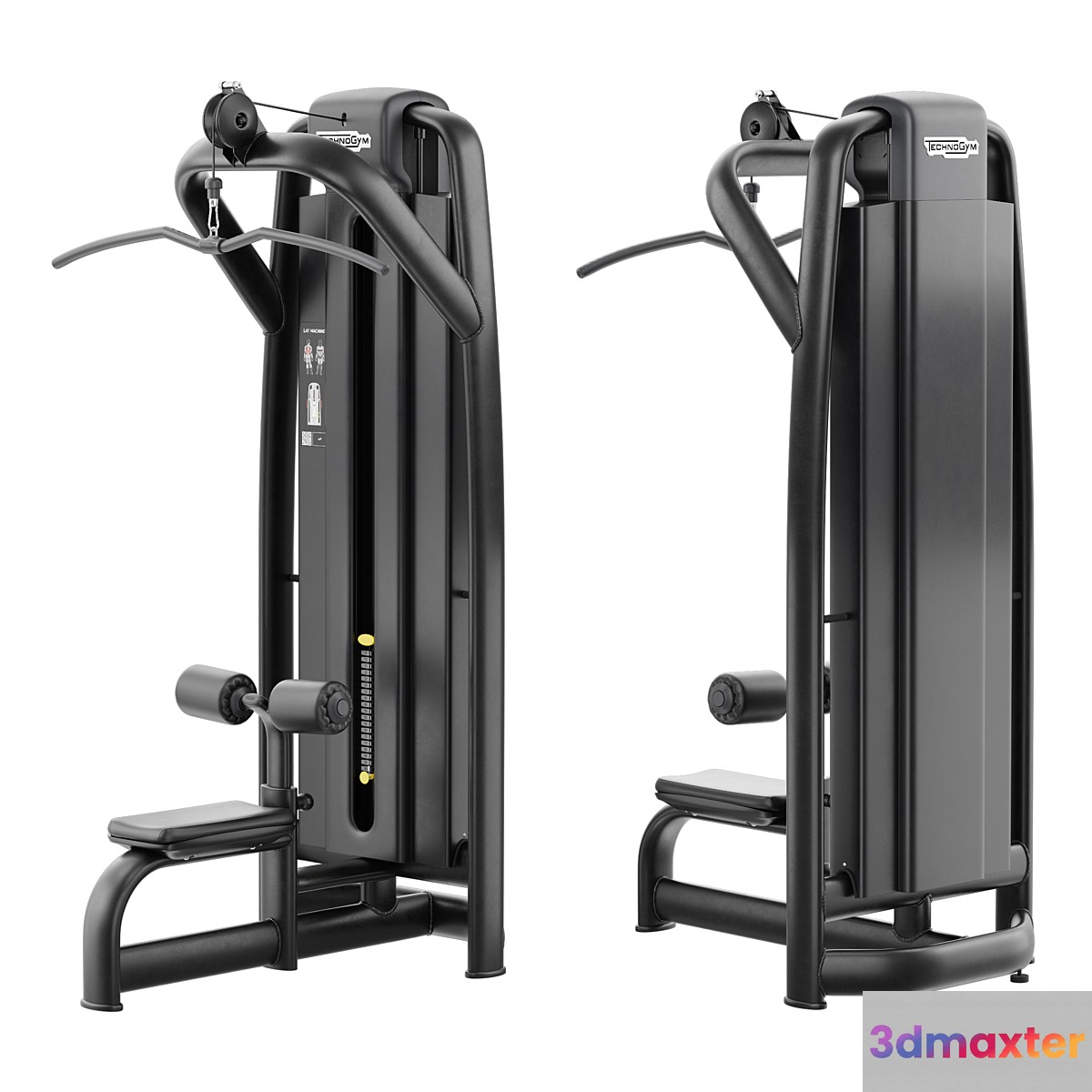 Technogym Selection 700 - Lat Machine 3D Max