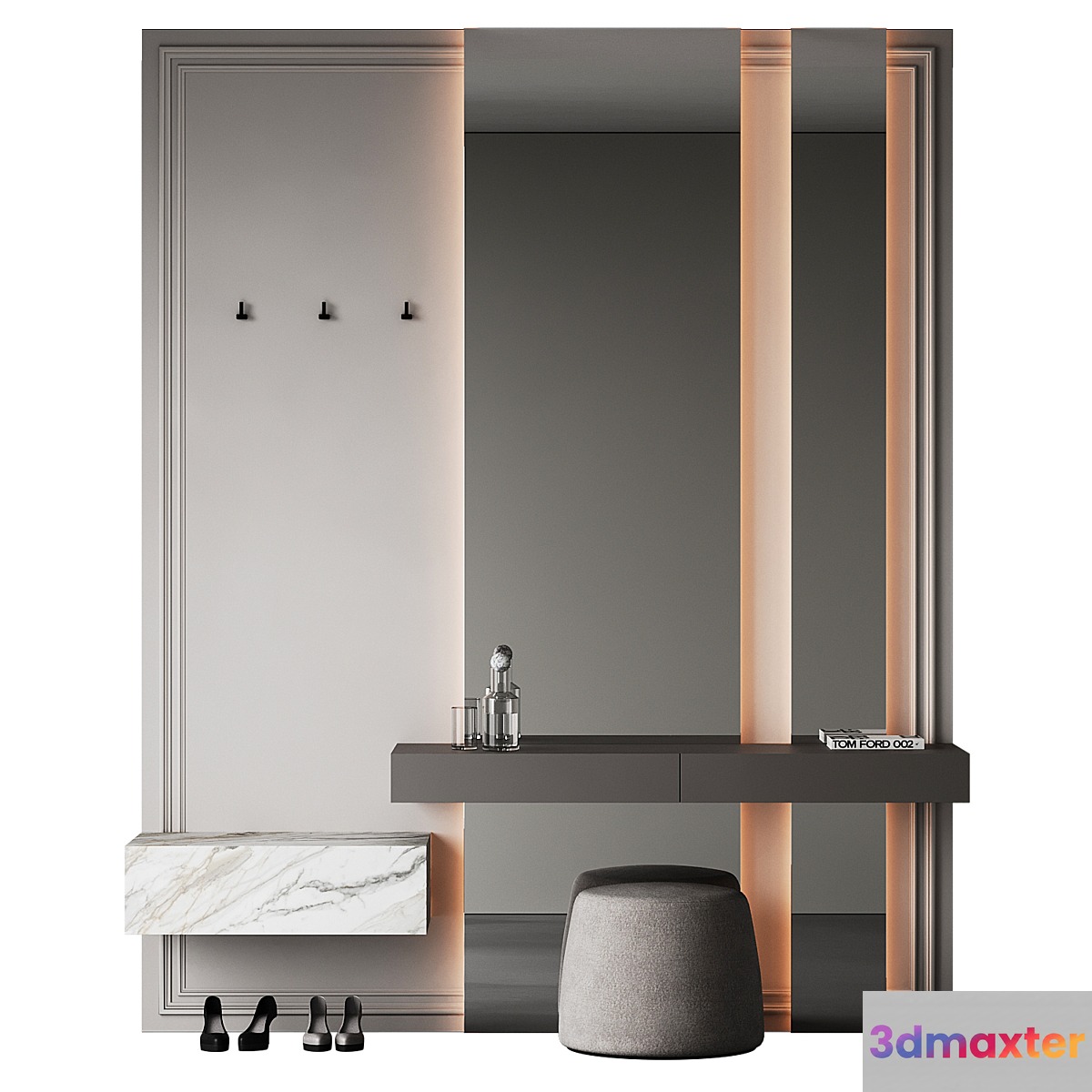 Hallway set 17 3D Max