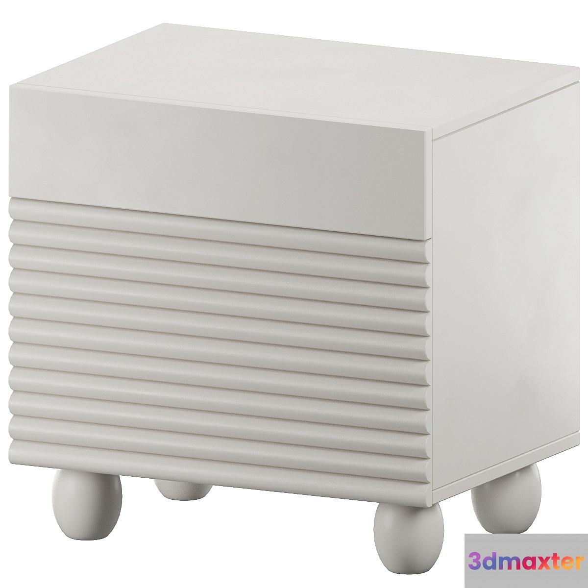 bedside table Nightstand - No.2 3D Max