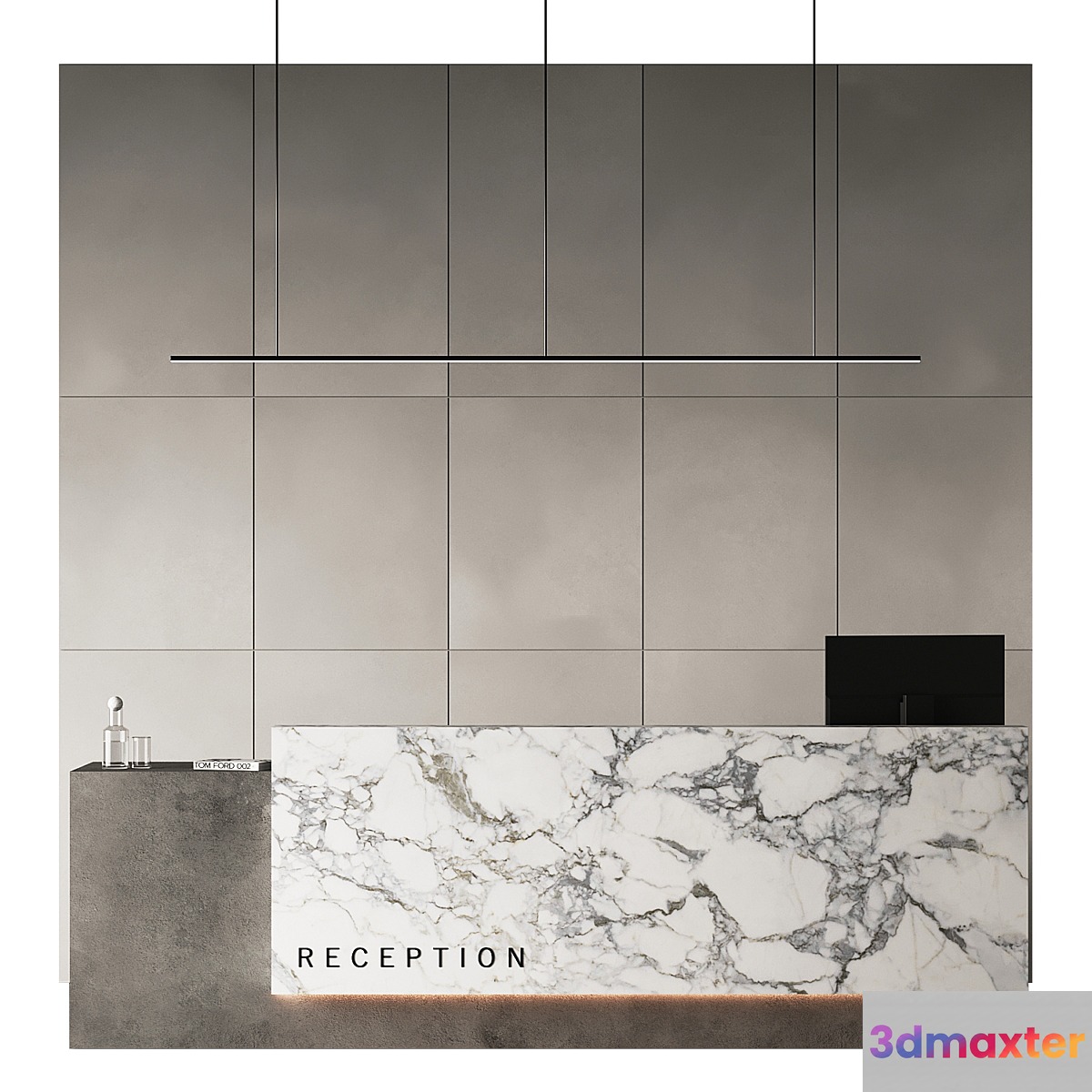 Reception Desk 09 3D Max
