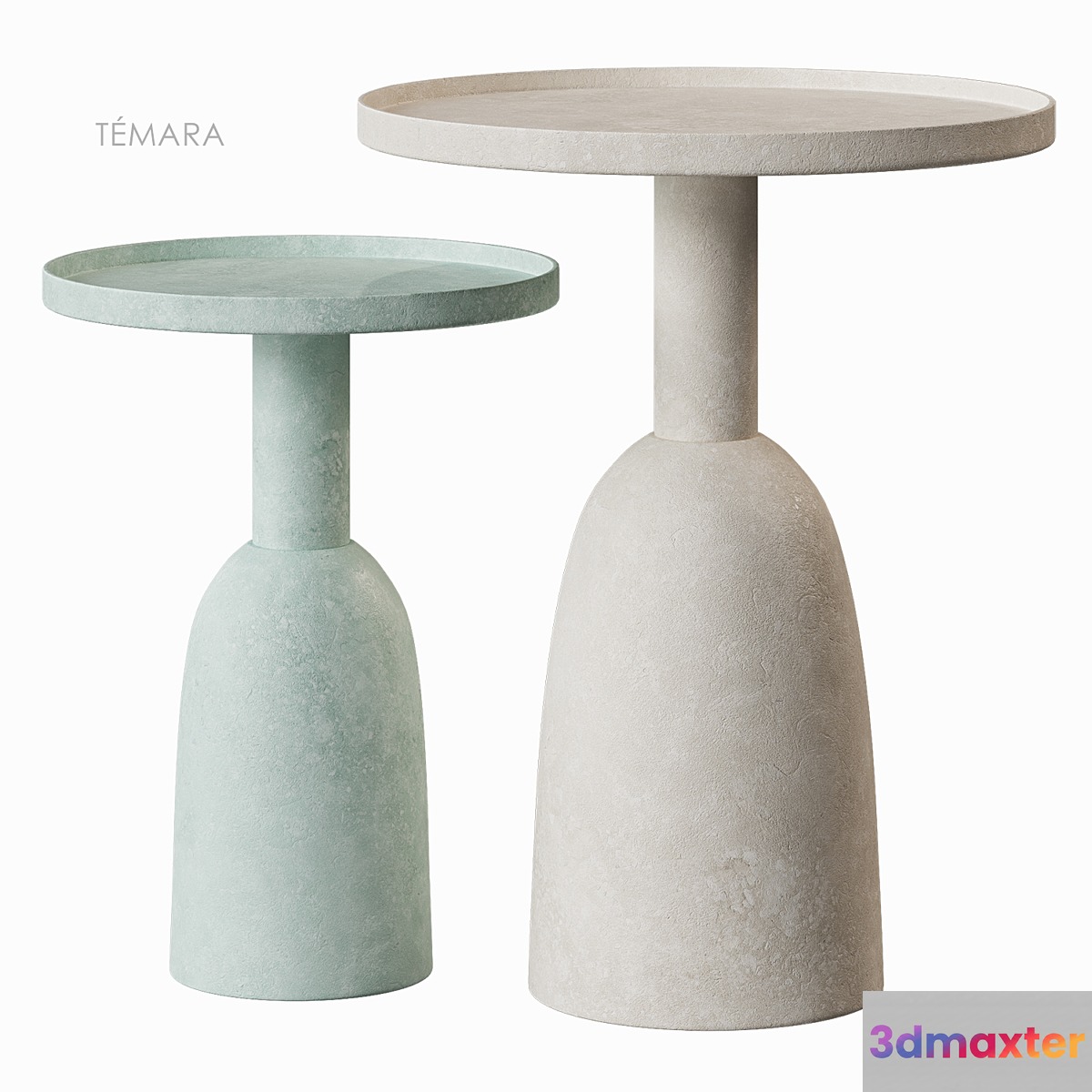 Temara side table La Redoute 3D Max