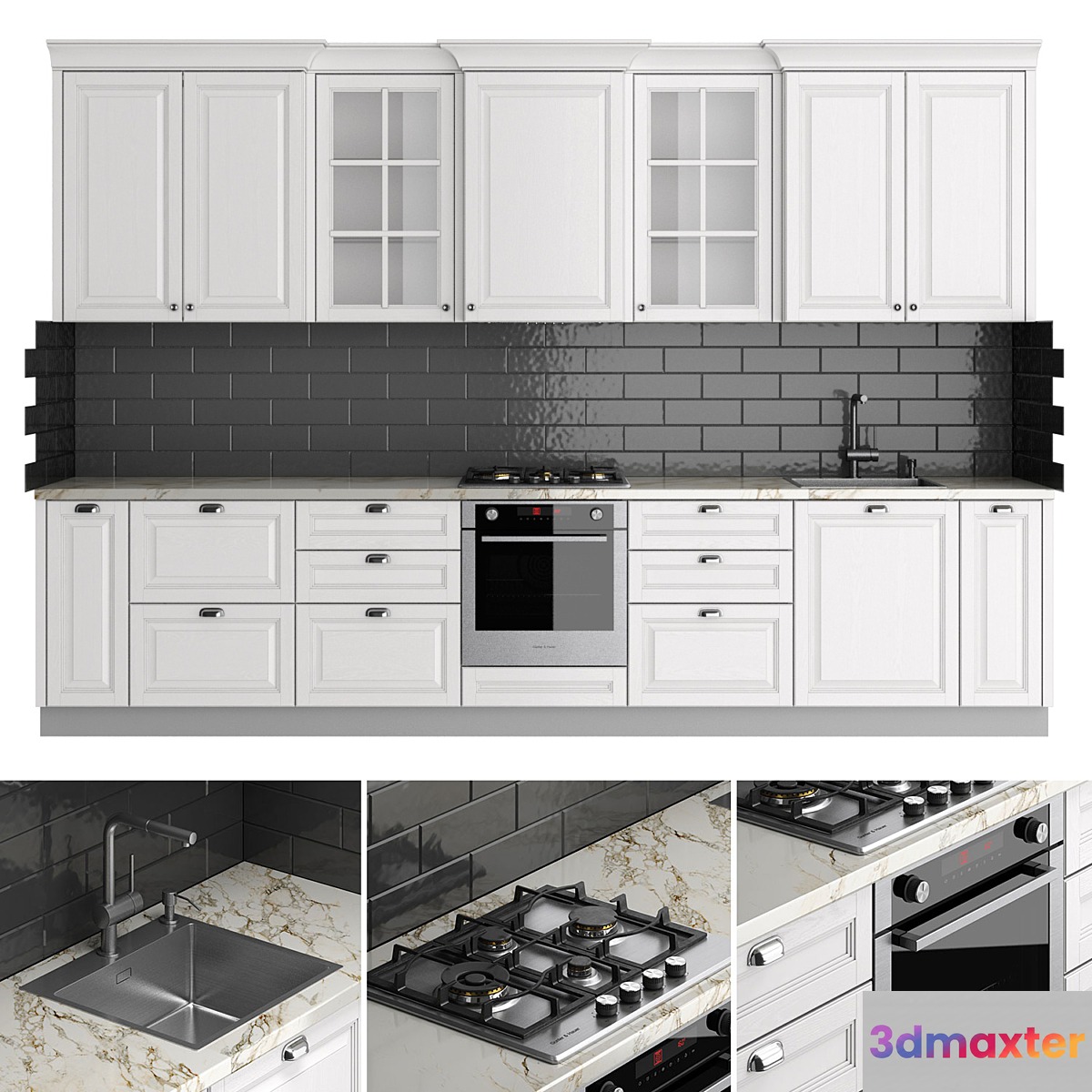 Classic Kitchen 3D Max