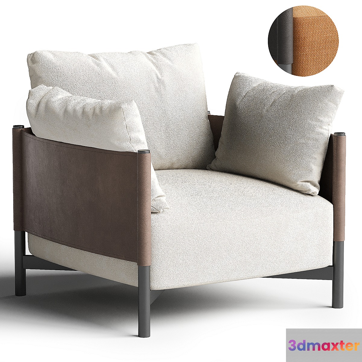 Syren Armchair - No.2 3D Max