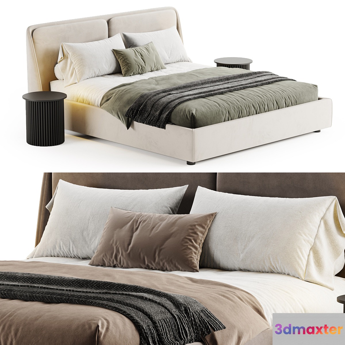 Bend Bed Ditre Italia 3D Max