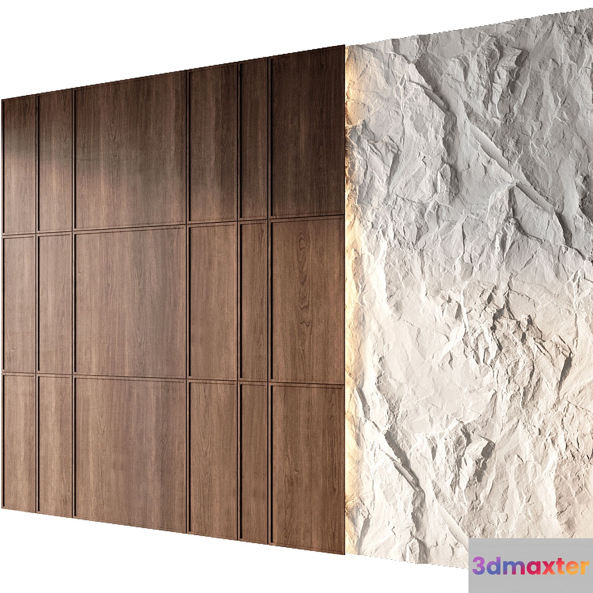 wall 3d panel 11 3D Max