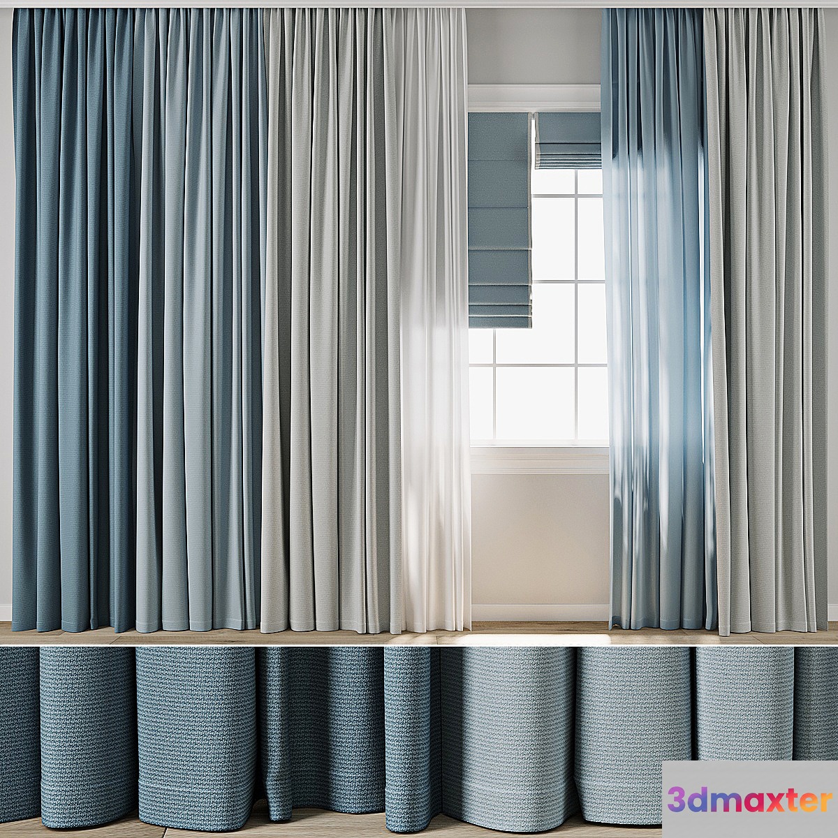 Curtain 849 3D Max