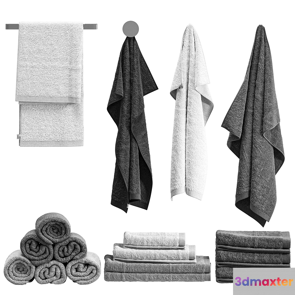 towels 73 3D Max