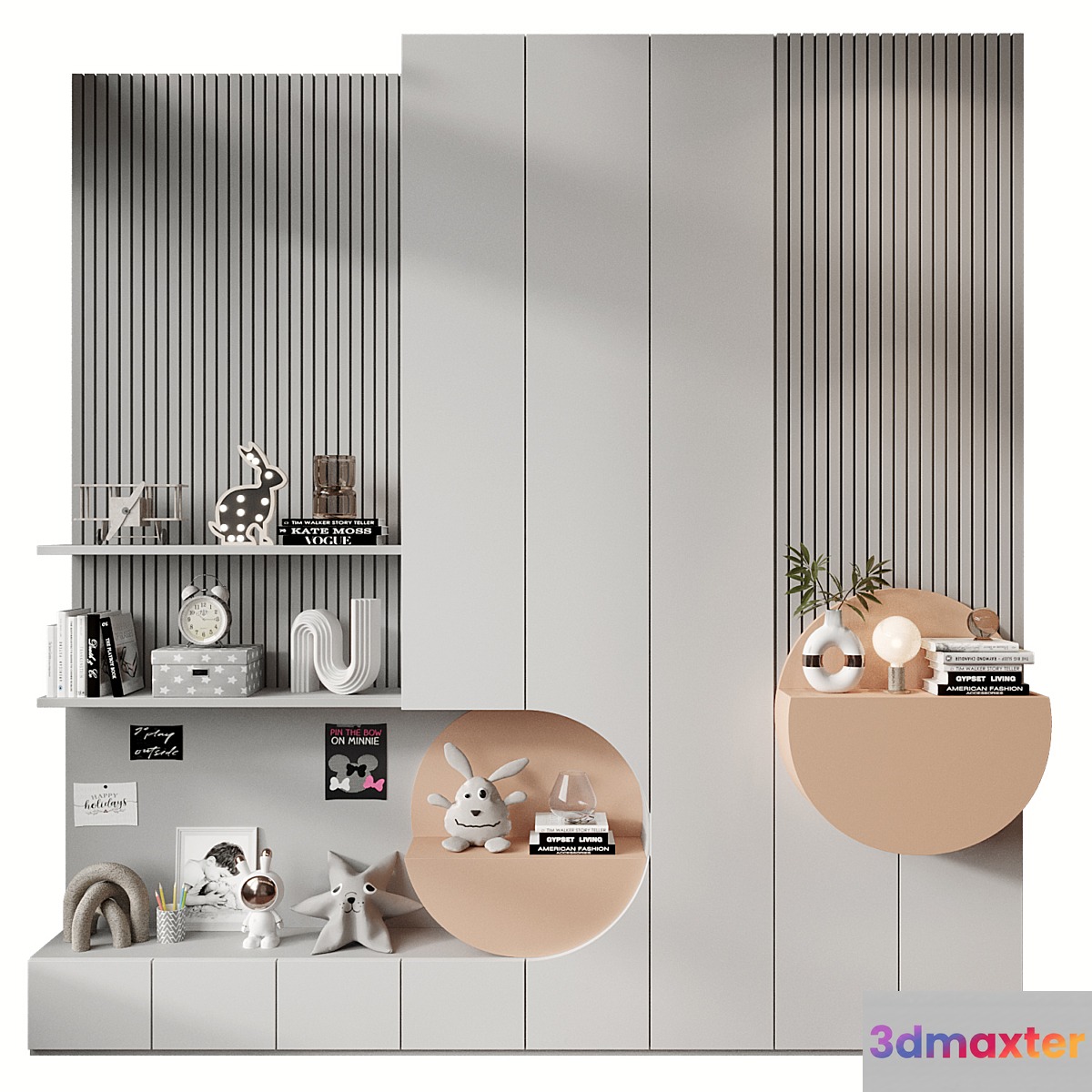 Furniture for children 0675 3D Max