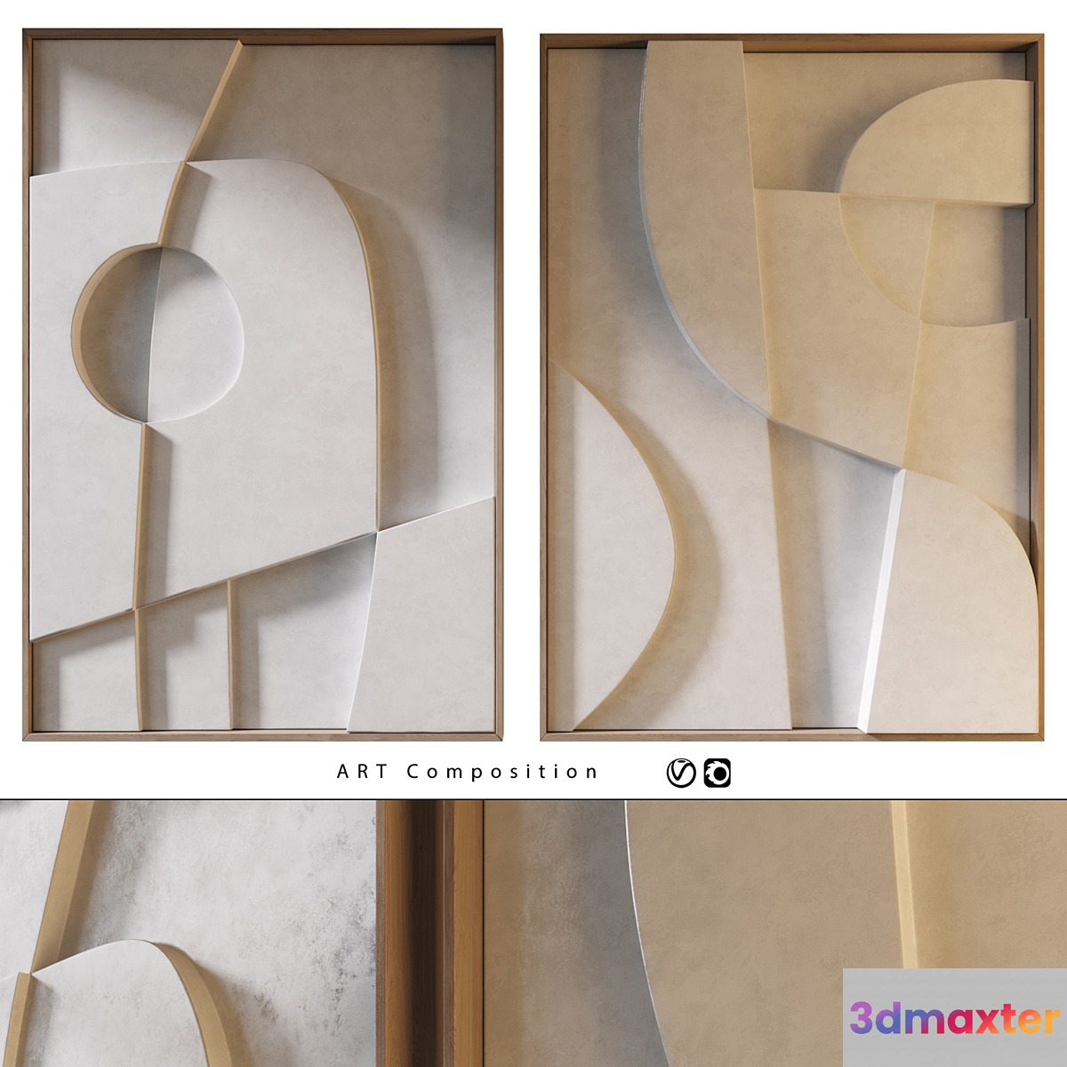 Relief | Panel | Art | 5 3D Max