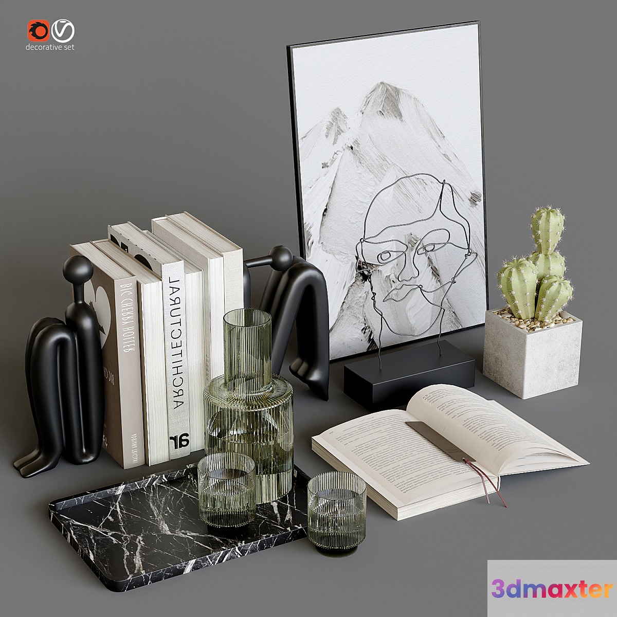 decorative set - No.63 3D Max
