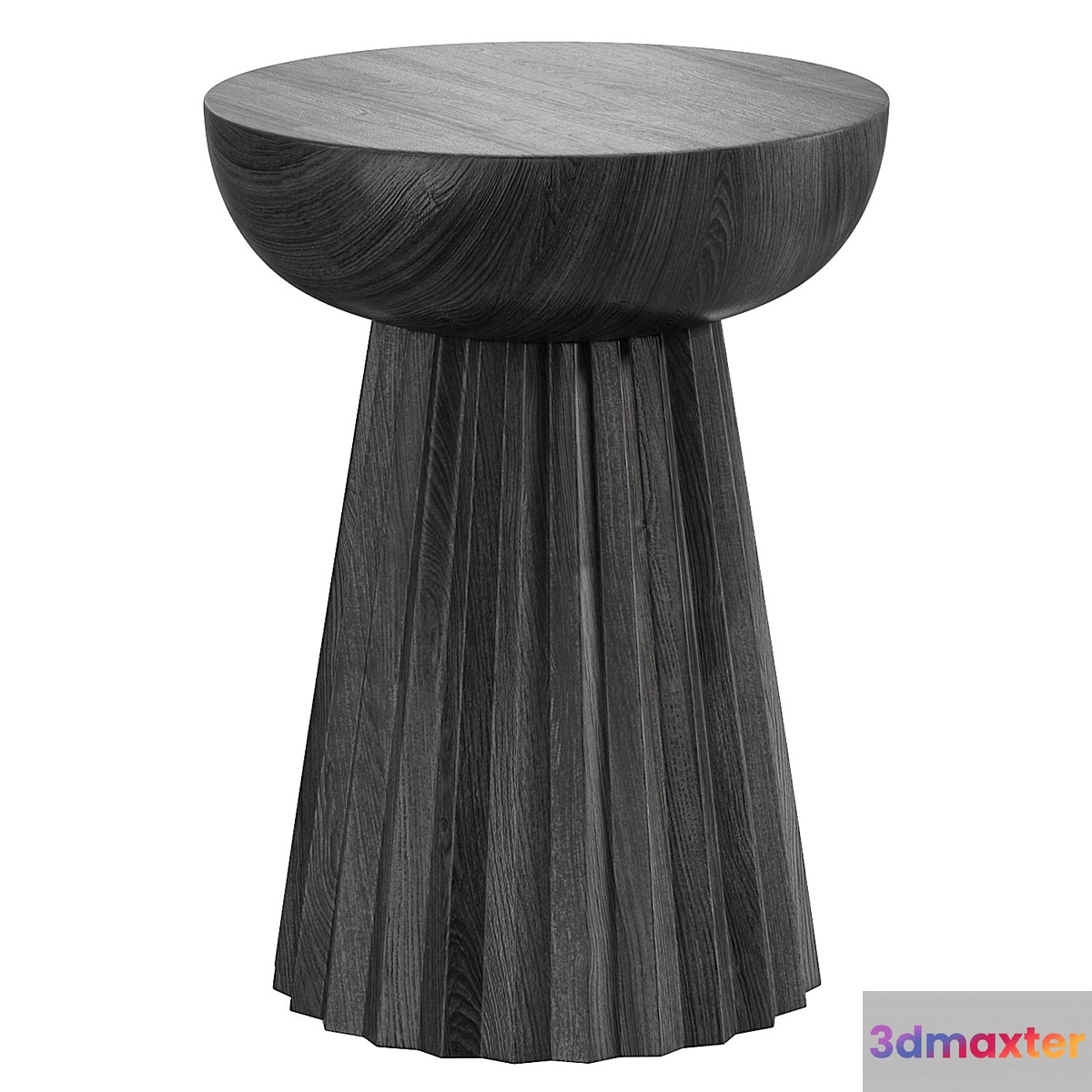 PLISSE WOOD SIDE TABLE by Vicaldesign 3D Max