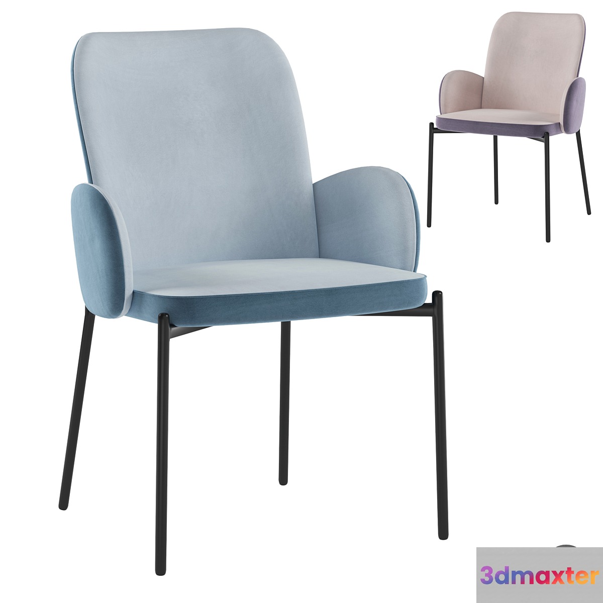 Stool group Divora 3D Max
