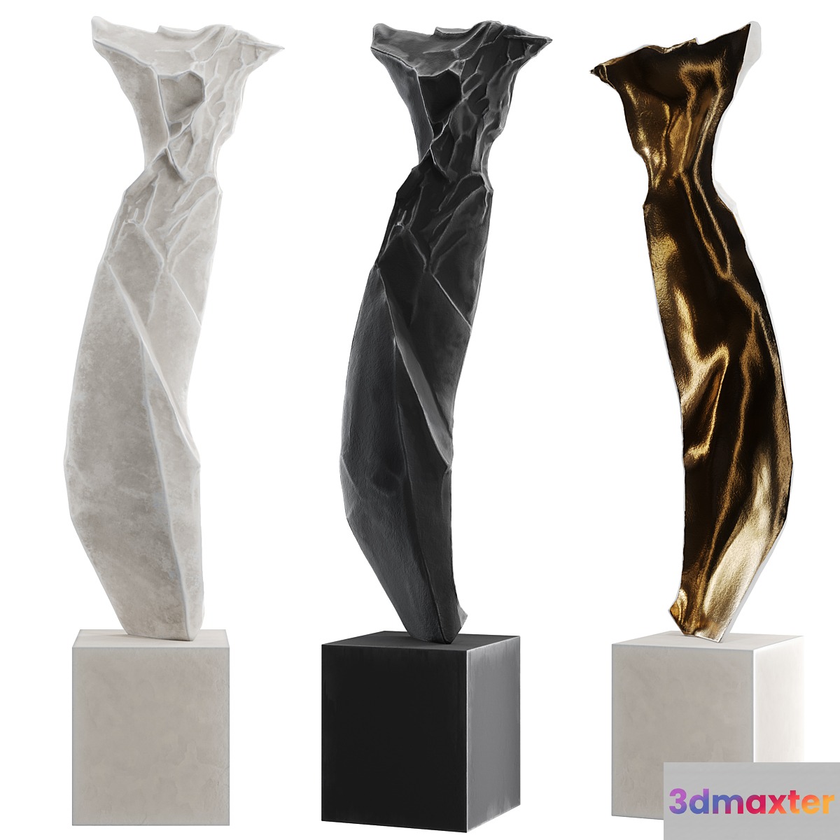 Sculpture Kevin Box Studio 01 3D Max