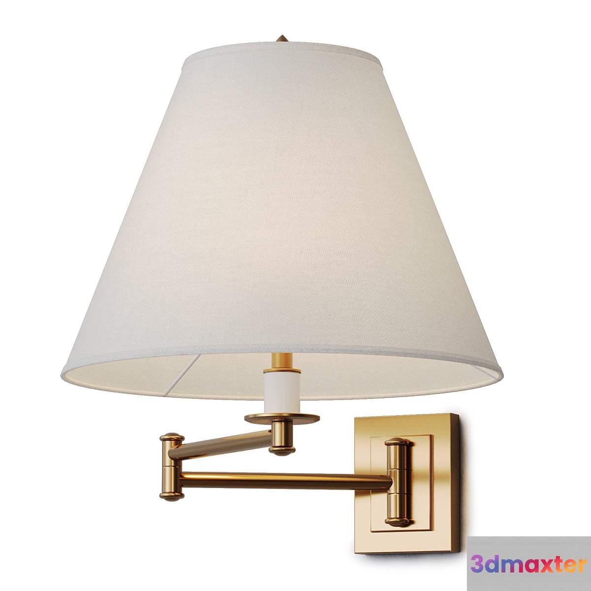 Louvre Home sconce Darren 3D Max