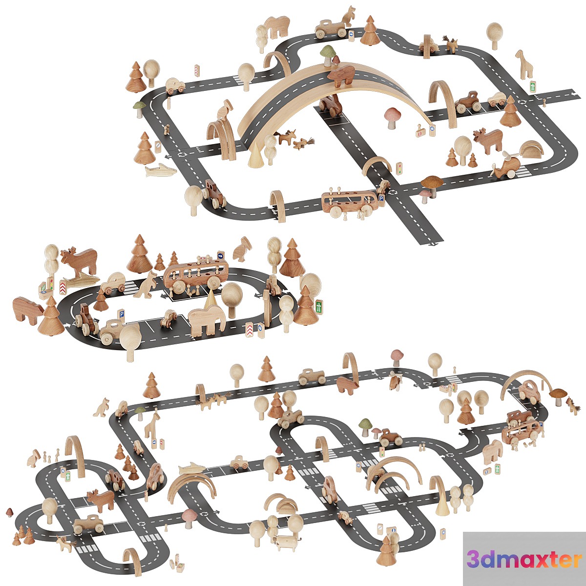 children decor set 14 3D Max