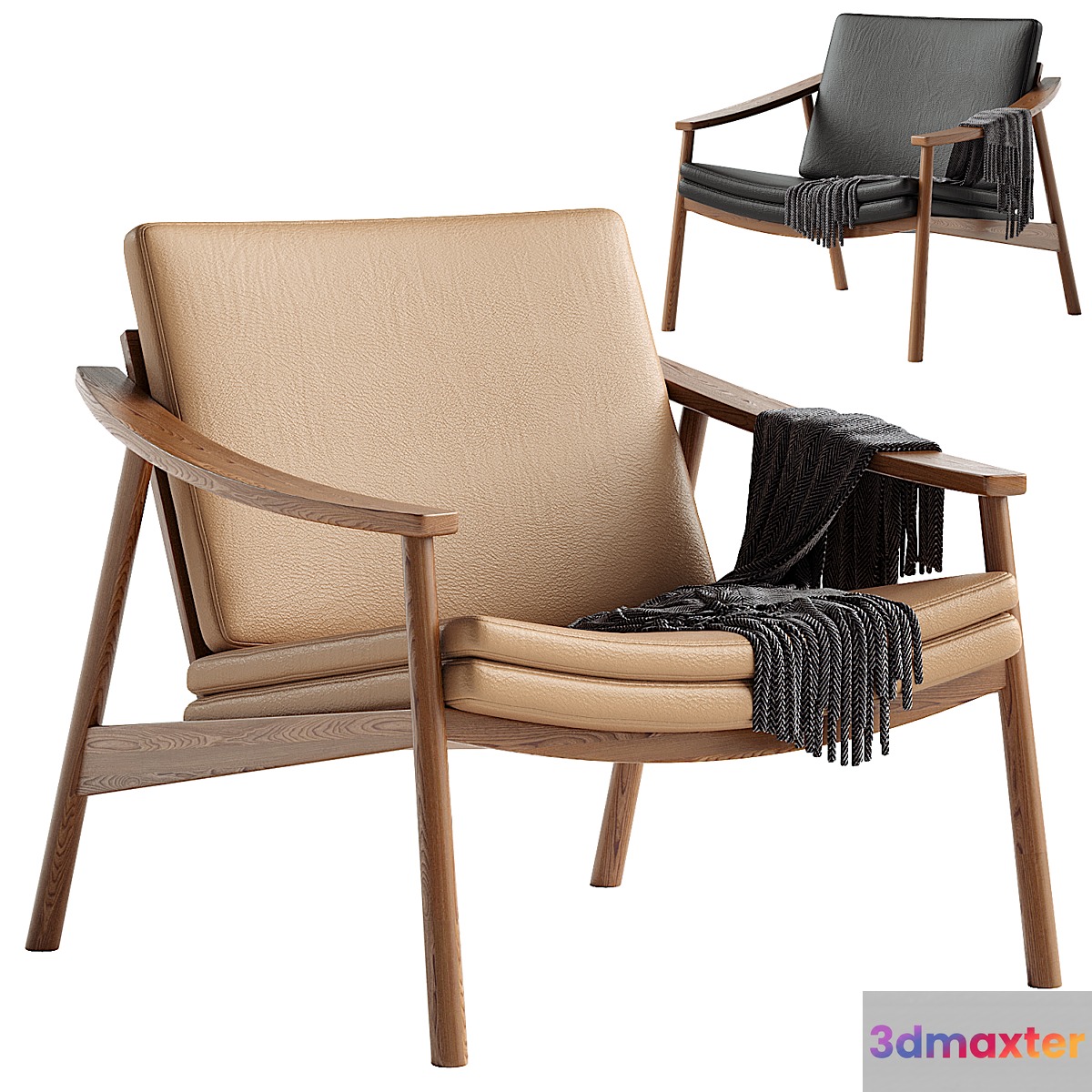 Harlow Lounge Chair 3D Max