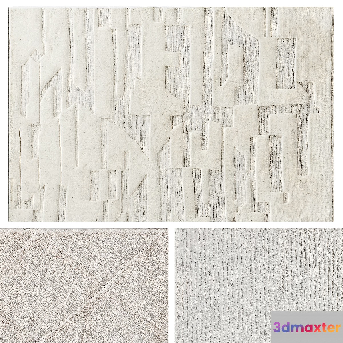 Carpet set JUBATA by LAREDOUTE 3D Max
