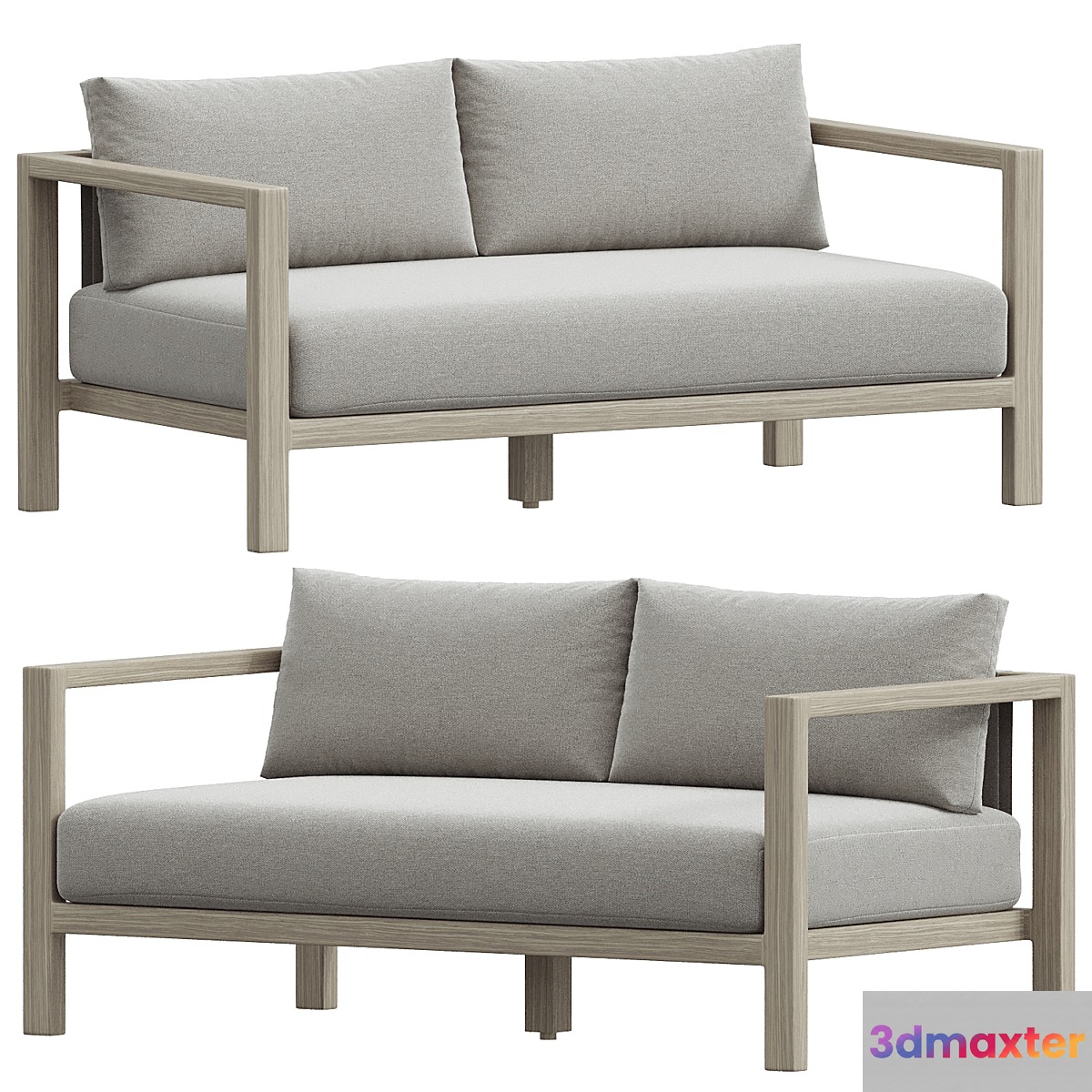 Sonoma Outdoor Sofa 3D Max