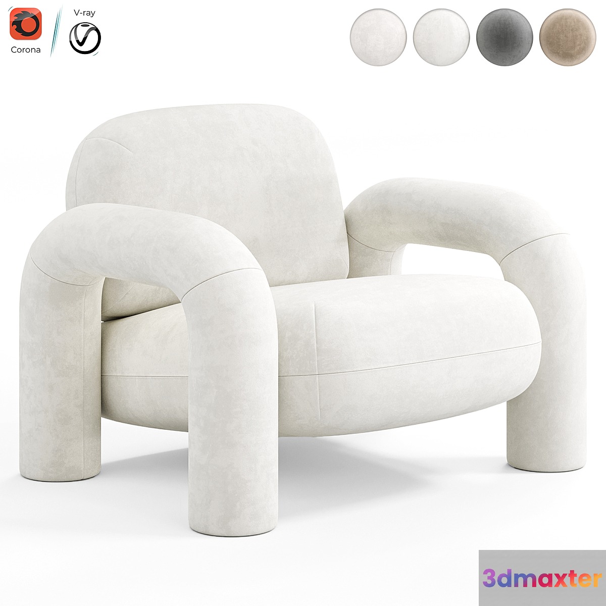Vetar Armchair by Artipieces 3D Max