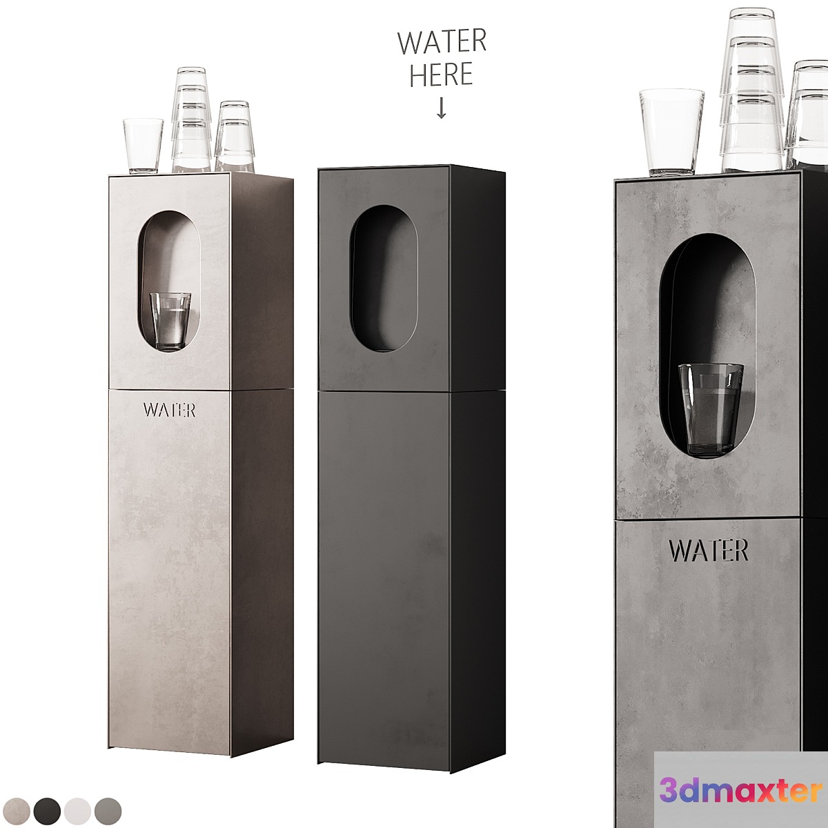 438 Purifier The Apas Monolith Water Cooler by Vova Alekseev - No.2 3D Max