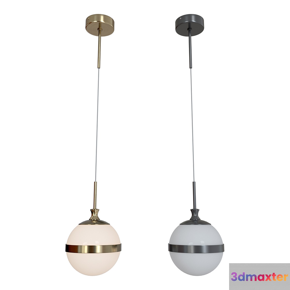 Pendant lights Lightstar GLOBO 813111 and 813117 - No.2 3D Max
