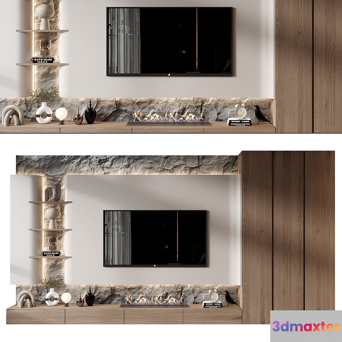 TV shelf 0684 - No.2 3D Max